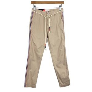 NWT Sundry Belted Stripe Roll-Up Trousers 24